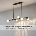 Lámpara colgante 2278 6 Negro