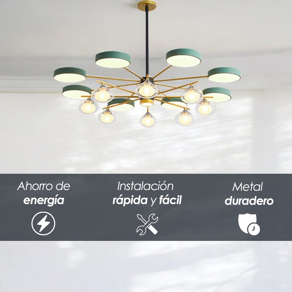 Lámpara colgante 2281 8 NDV
