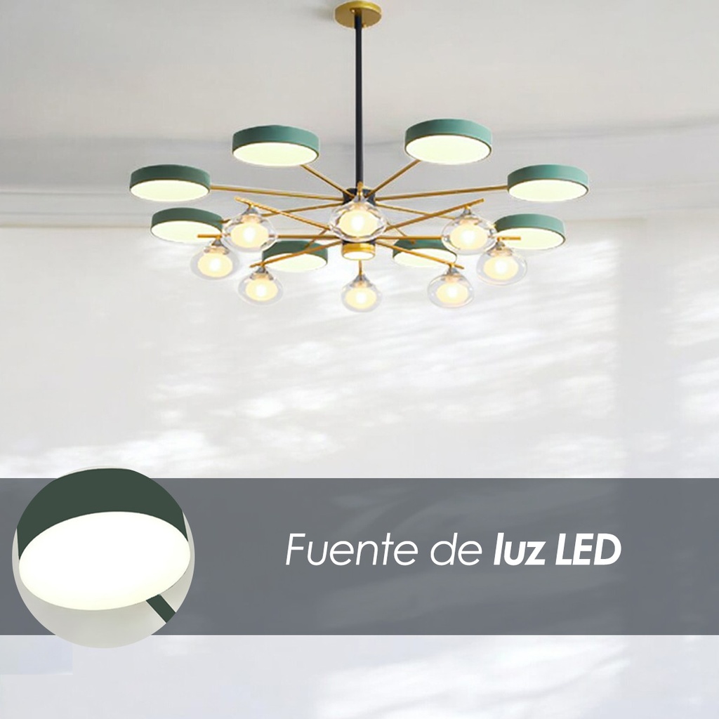Lámpara colgante 2281 8 NDV