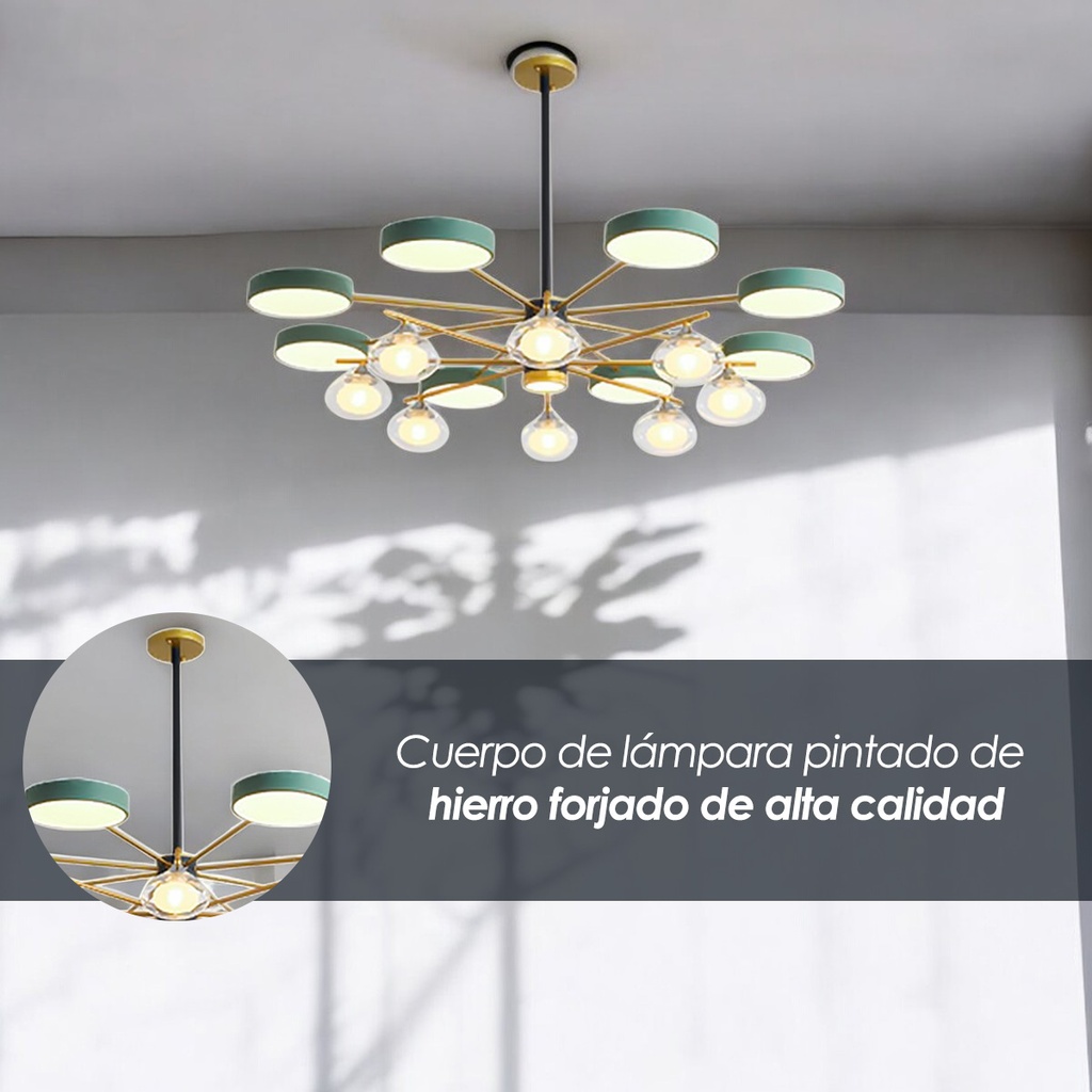 Lámpara colgante 2281 8 NDV