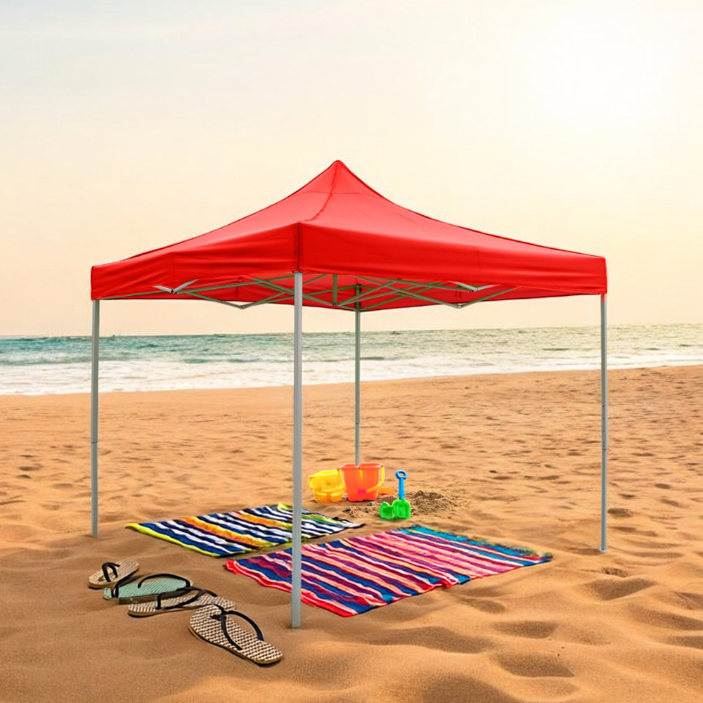 Toldo Plegable 3x3 Rojo