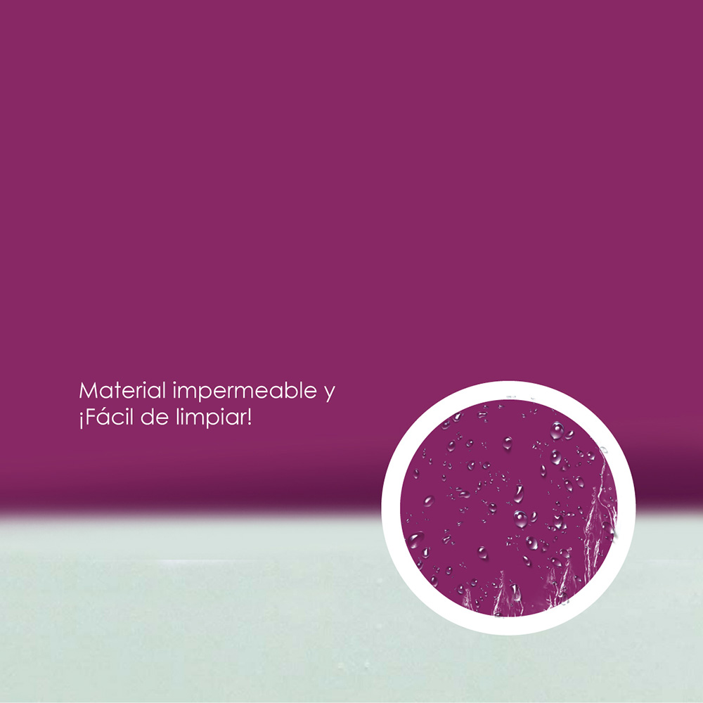 4 Sillas Plegables Moradas