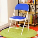4 Sillas Plegables Azul