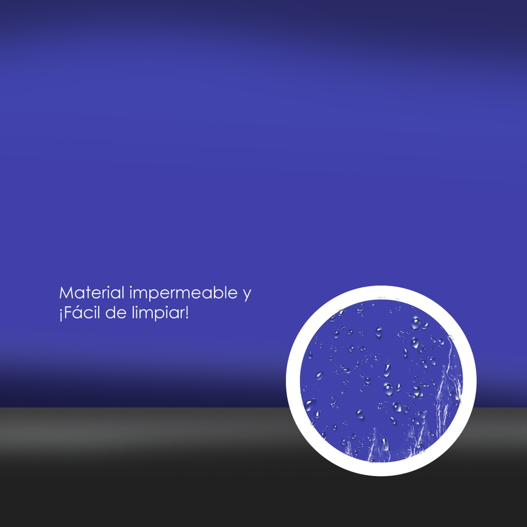 4 Sillas Plegables Azul Con Negro