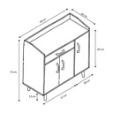 Mueble Recibidor Credenza