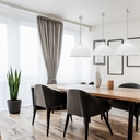 Paquete de 3 lámparas de techo colgantes decorativas estilo nórdico retro de 36 cm para habitaciones y salas de estar color blanco