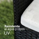 Sala de jardín (Negro con blanco)