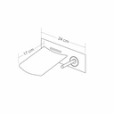 Grifo para lavabo en cascada con luz led AT333B