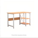Escritorio estanteria 2 niveles Living Maple