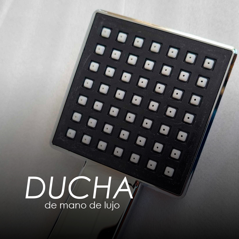 Sistema de Ducha Iliosinnova 2 Funciones Regadera y Ducha de Mano color Plata