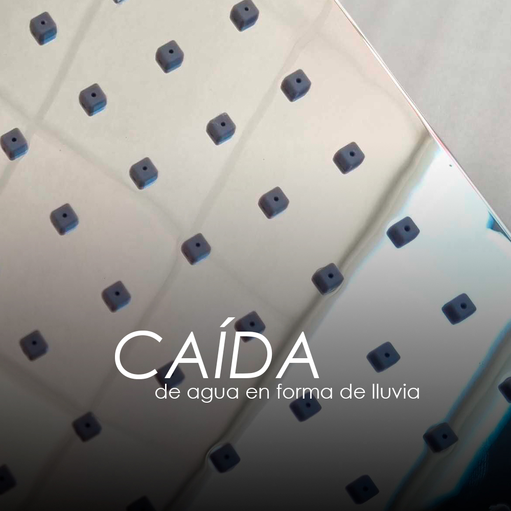 Sistema de Ducha Iliosinnova 2 Funciones Regadera y Ducha de Mano color Plata