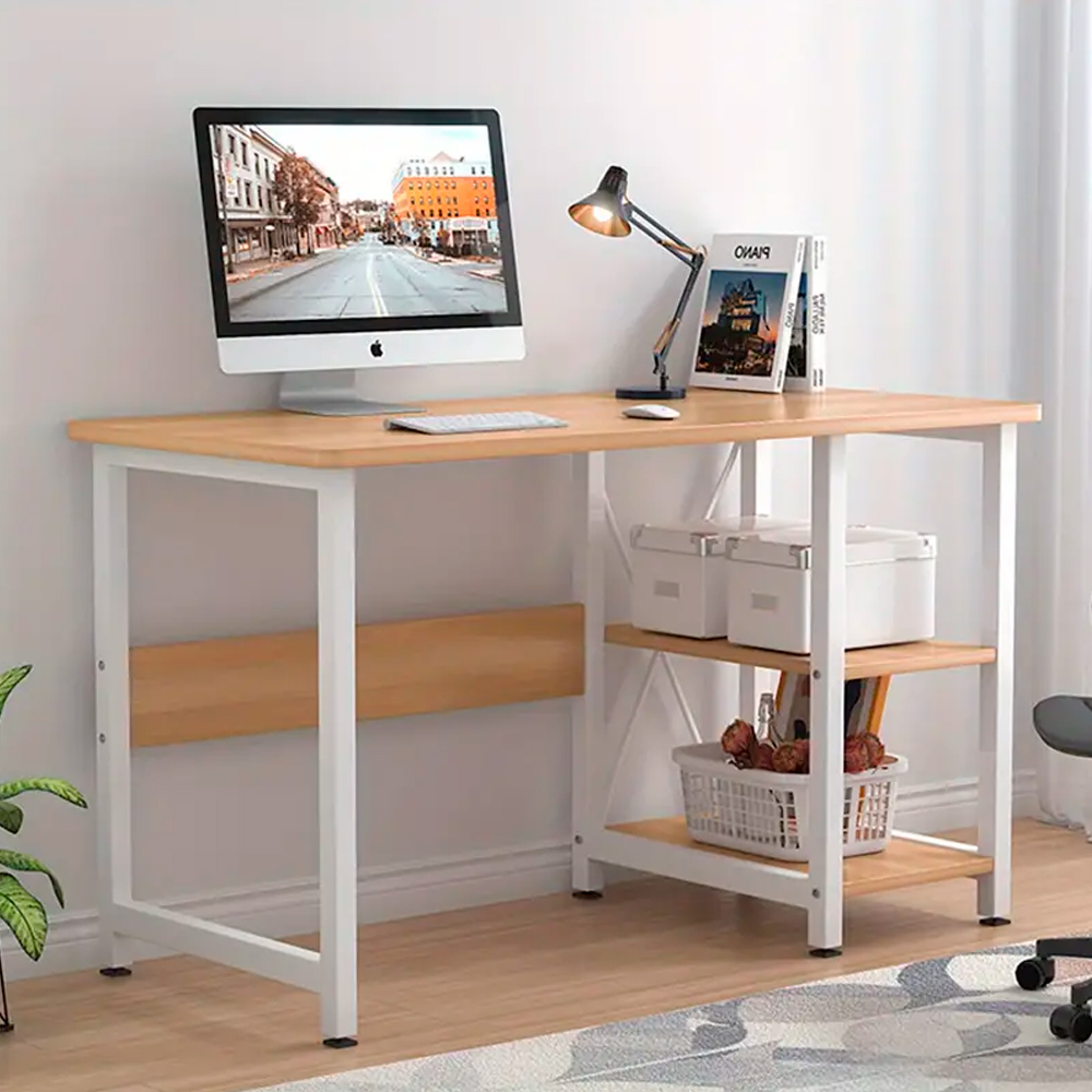 Escritorio estanteria 2 niveles Living Maple