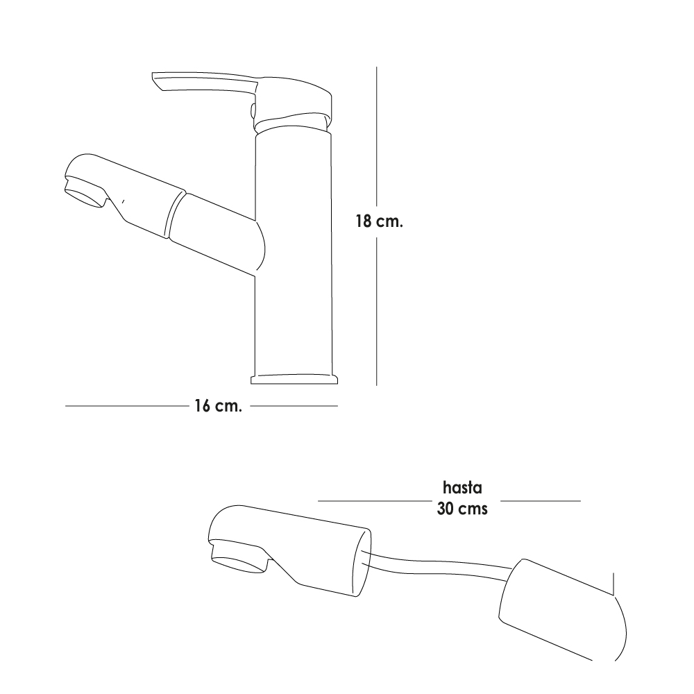 Grifo para lavabo MK2306BN