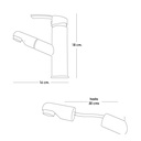 Grifo para lavabo MK2306BN