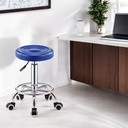 2 Taburetes Giratorios Ajustables Azul