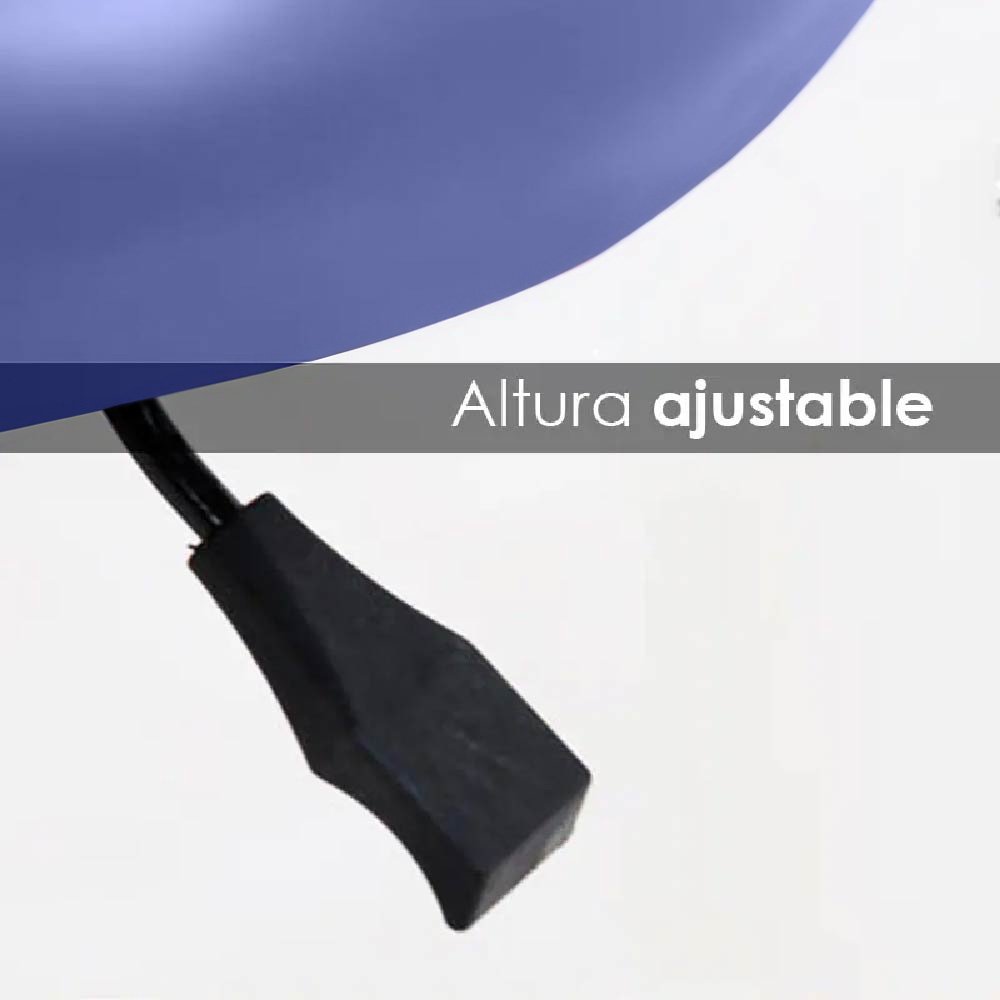 2 Taburetes Giratorios Ajustables Azul