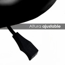 2 Taburetes Giratorios Ajustables Negro