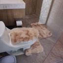 Tapete de baño juego 3 piezas alfombrillas motley Camel