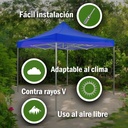 Toldo Plegable 2x2 Azul