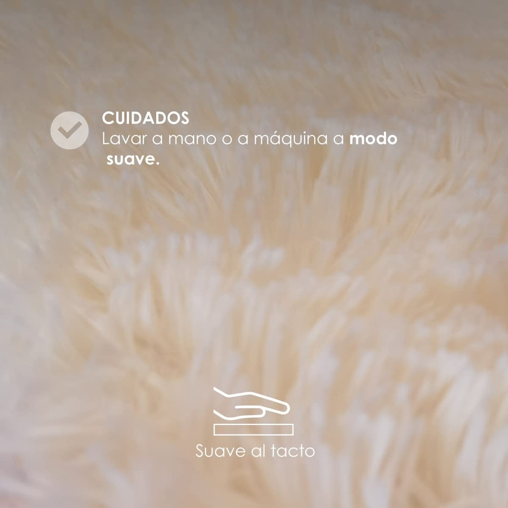 Tapete de baño juego 3 piezas alfombrillas shag Crema
