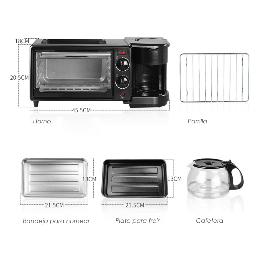 Horno con plancha