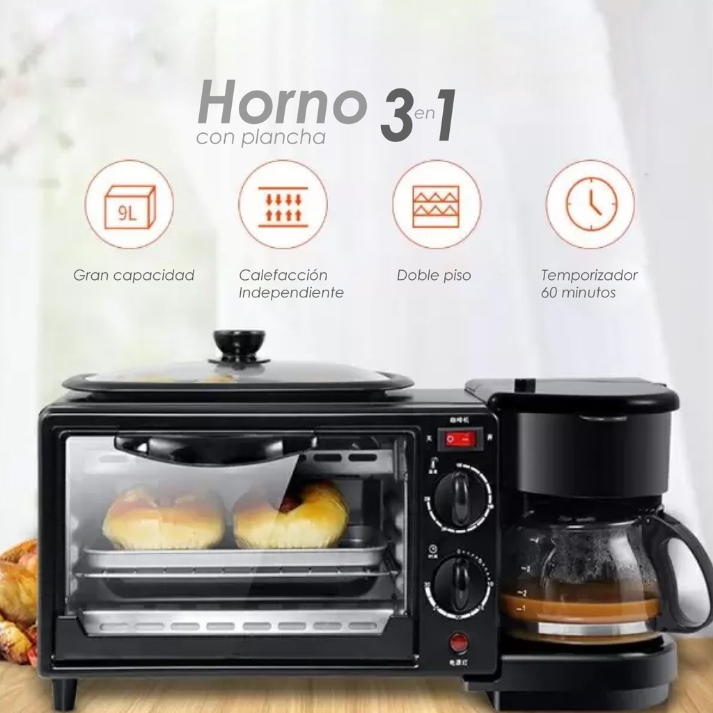 Horno con plancha