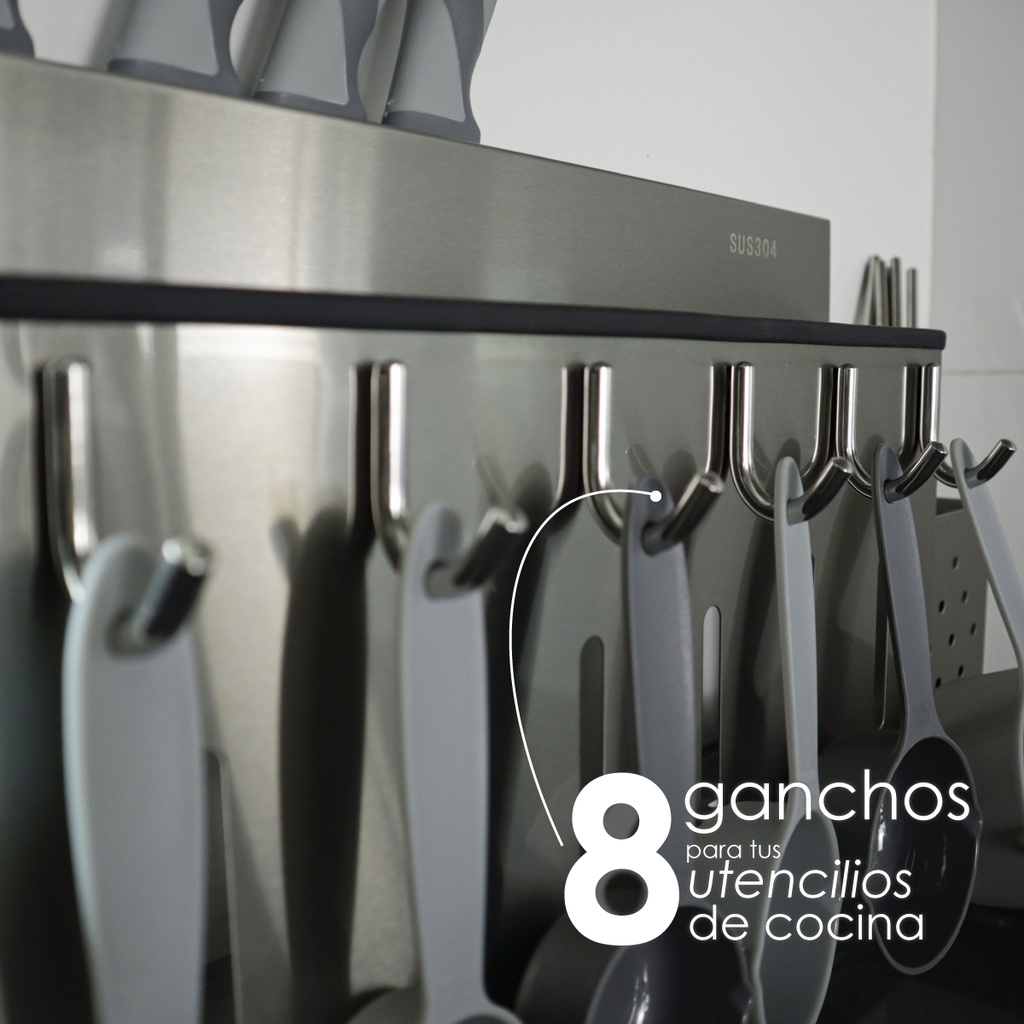 Estante de utensilios de cocina