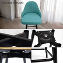 Silla de Bar Tokio Azul