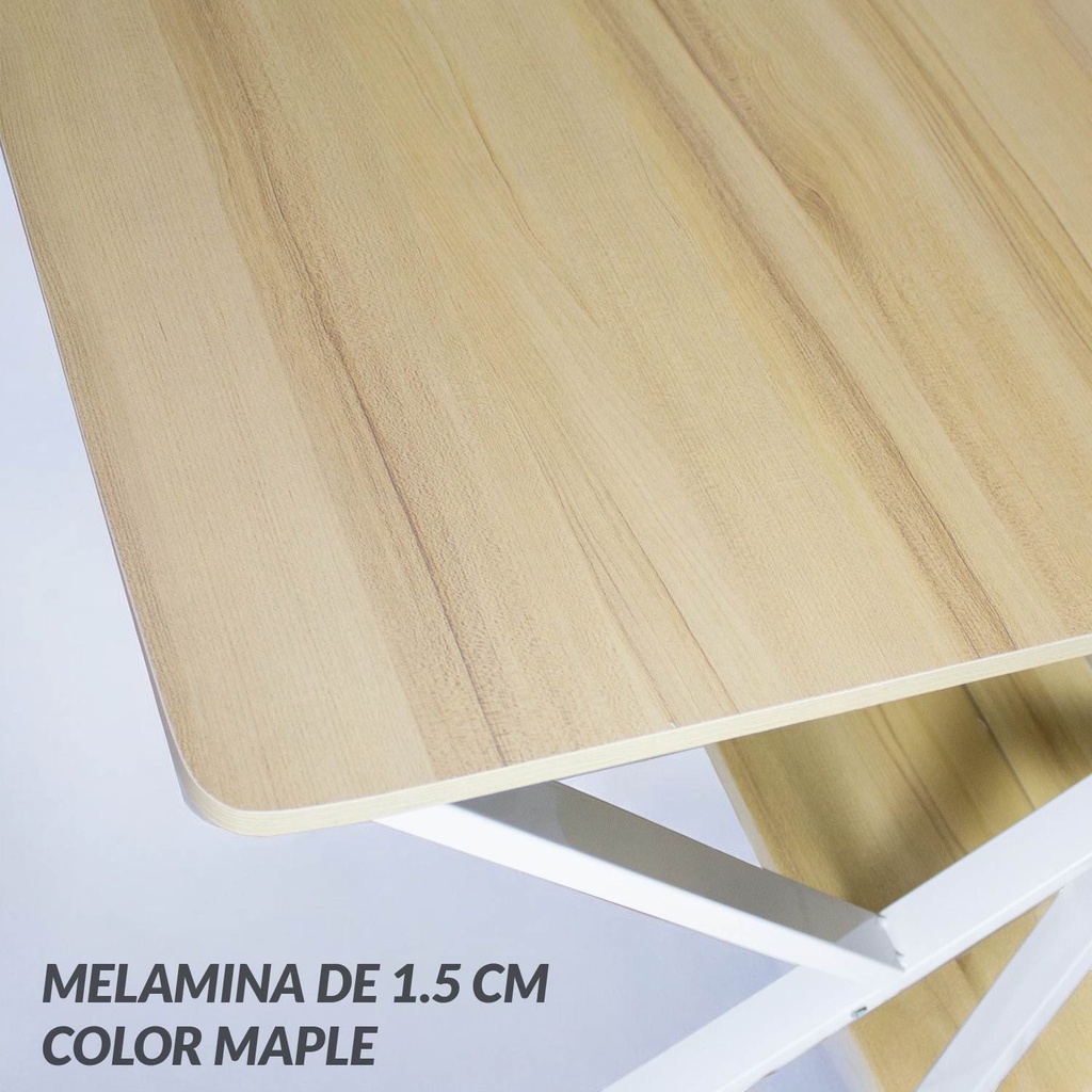 Escritorio para computadora Minimalista Acabado Maple japones