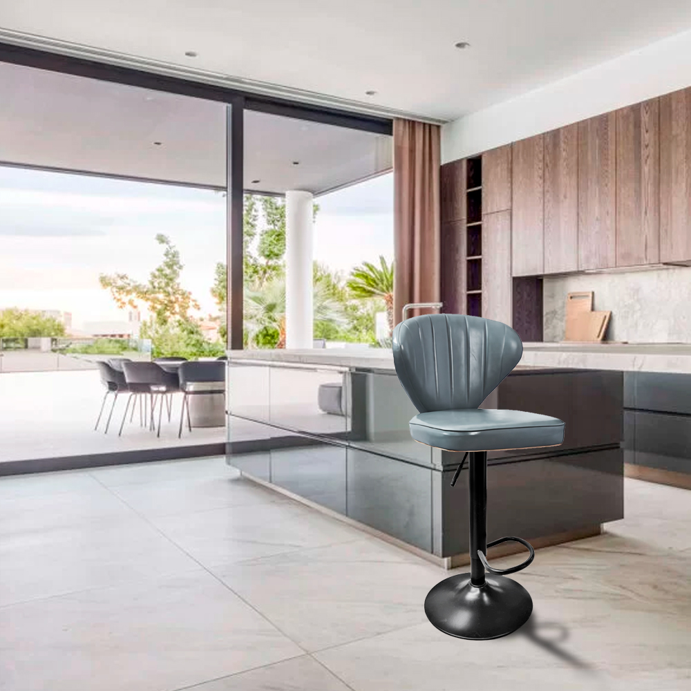 Silla de bar Verona gris