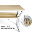 Escritorio para computadora Minimalista Acabado Maple japones