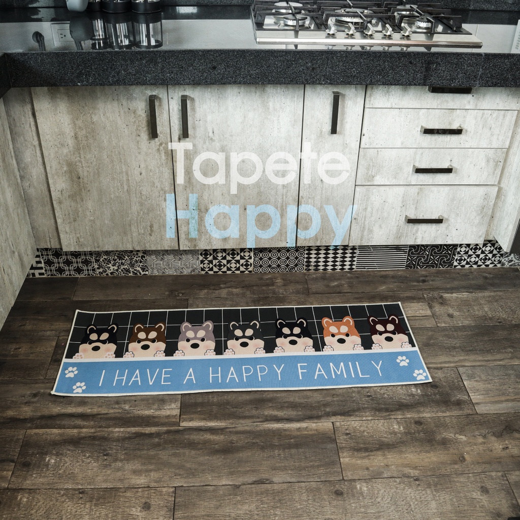 2 Tapetes de Cocina Happy