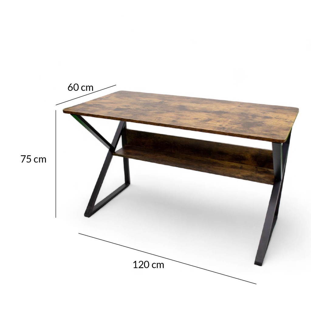 Escritorio para Computadora Minimalista con Acabado en Maple Japonés