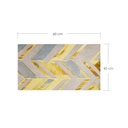 Tapete de Cocina 40 x 60 cm Amarillo