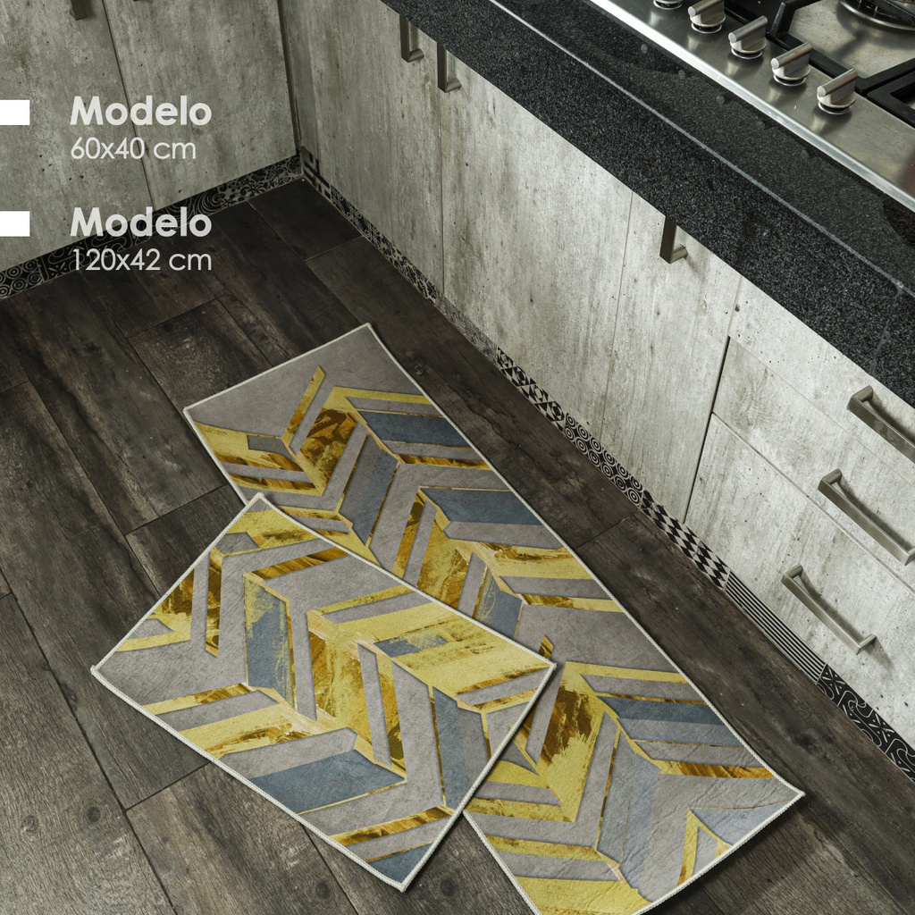Tapete de Cocina 40 x 60 cm Amarillo