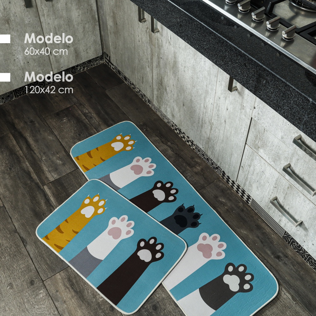 Tapete de Cocina 40 x 60 cm Happy