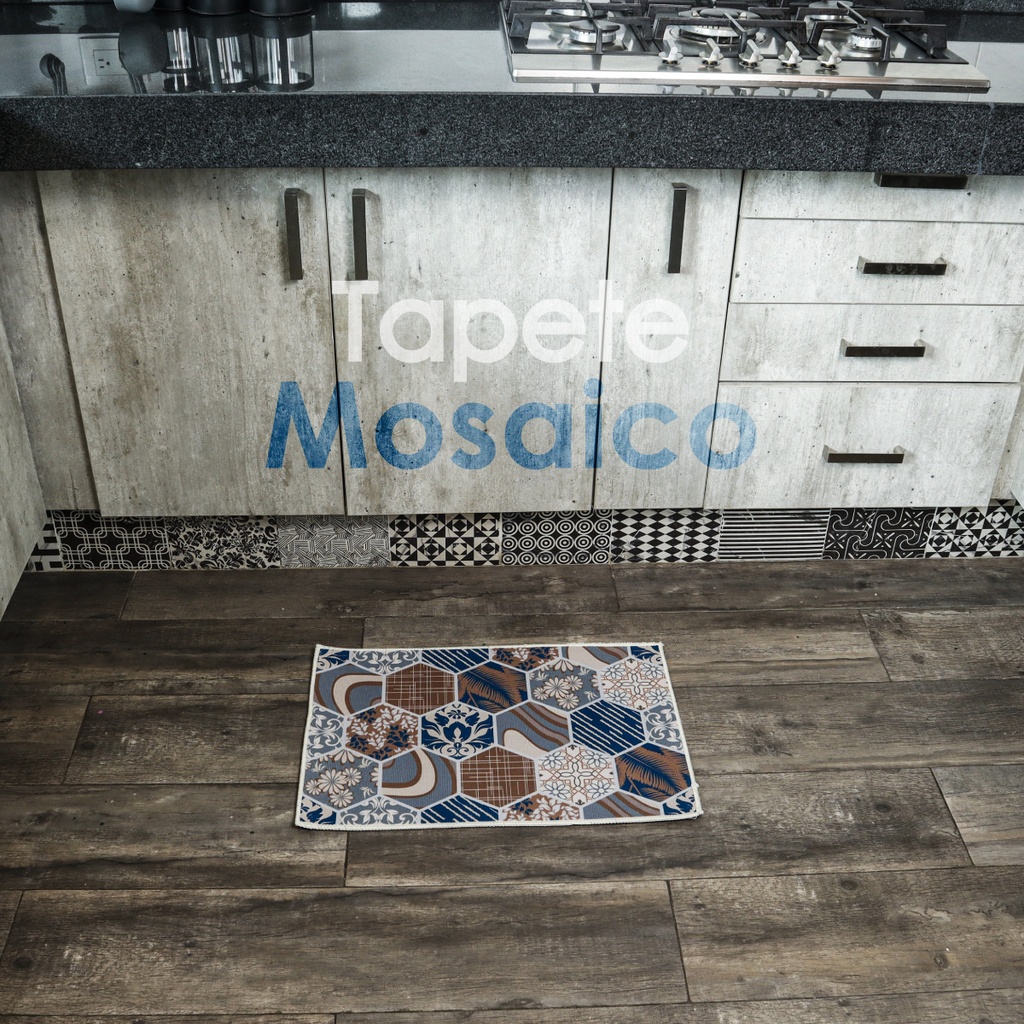 Tapete de Cocina 40 x 60 cm Mosaico