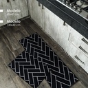 Tapete de Cocina 40 x 60 cm Negro