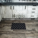 Tapete de Cocina 40 x 60 cm Negro