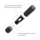 Molinillo de sal y pimienta el cítrico molino para especias de ABS con luz led