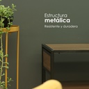 Juego de comedor 3 piezas estilo industrial