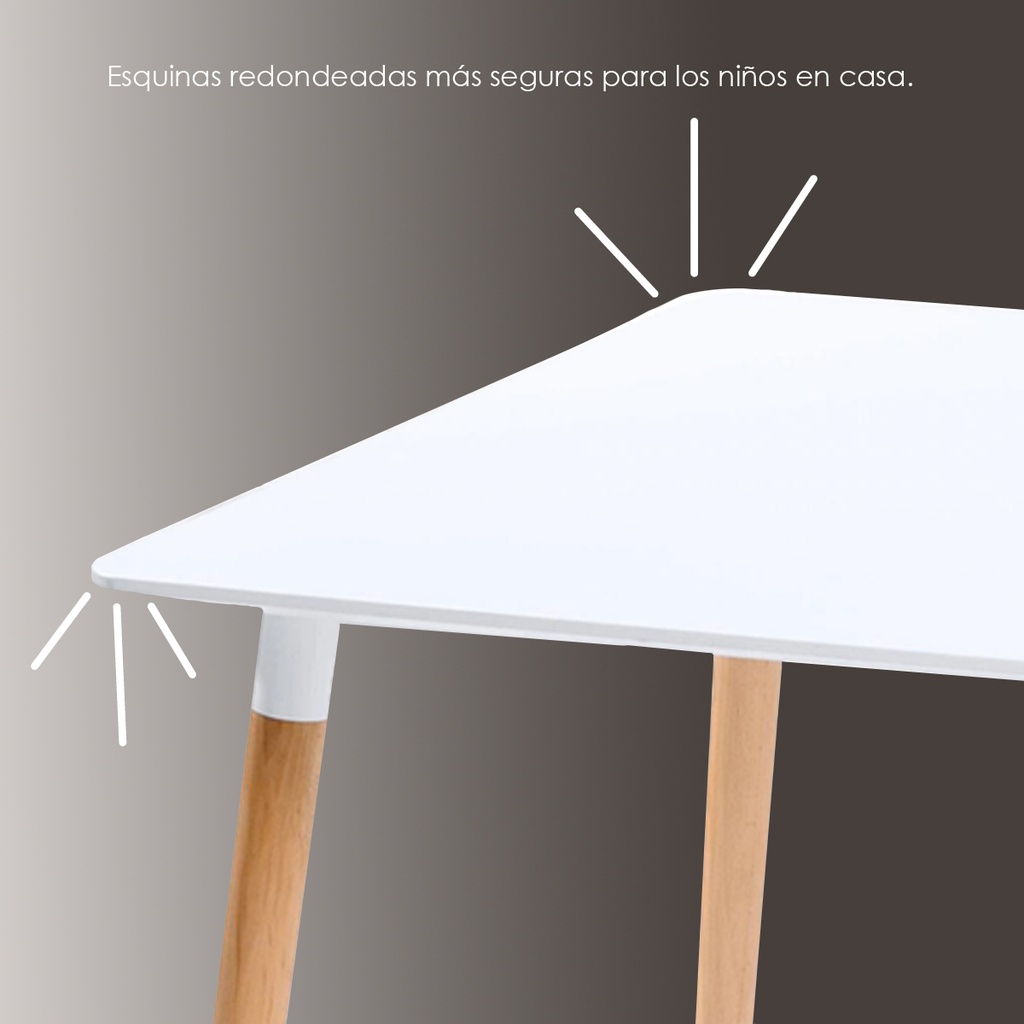 Mesa comedor oslo  blanco