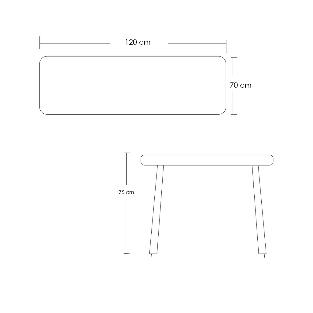 Mesa comedor oslo  madera