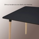 Mesa comedor oslo negro