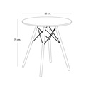 Mesa comedor redonda oslo/Madera