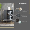 Credenza bufetera con estructura (azul)