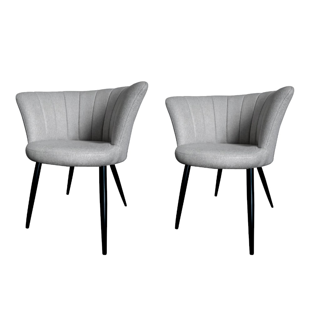 2 Sillas de comedor  Verona Gris