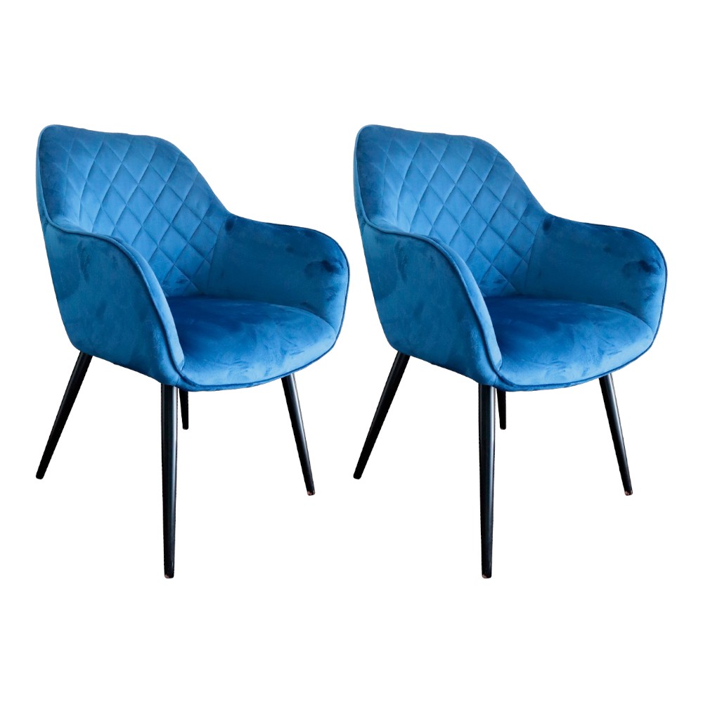 2 Sillas de comedor Tokio Azul