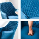 2 Sillas de comedor Tokio Azul