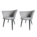 2 Sillas de comedor Valencia Gris